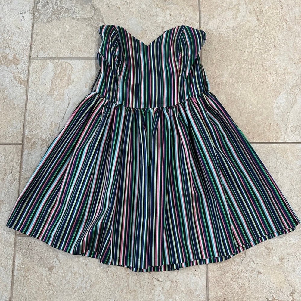 Betsy Johnson Strapless Mini  Dress Size Small